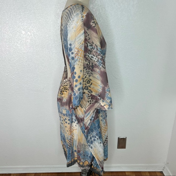 Agabhumi by Anthropologie boho hippie vacation beach swim bikini coverup - Picture 4 of 5